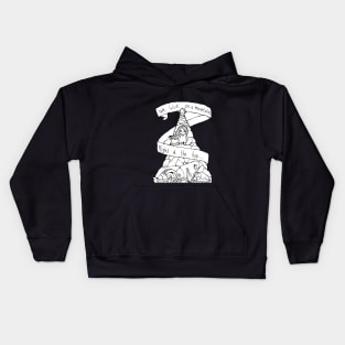 HyperBallad - Bjork - Illustrated Lyrics Kids Hoodie